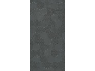 Grafen Hexagon Anthracite RM 8204 30x60 Стена