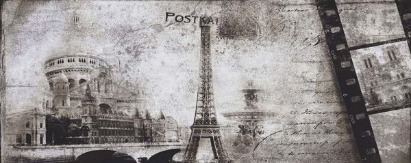 Postcard Grey Inserto 3 20х50