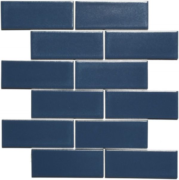 Мозаїка BRICK B 6008 Steel Blue 300x300x9 (48x124)