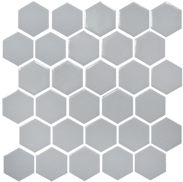 Мозаика Kotto Hexagon H 6002 Grey Silver 295x295x9