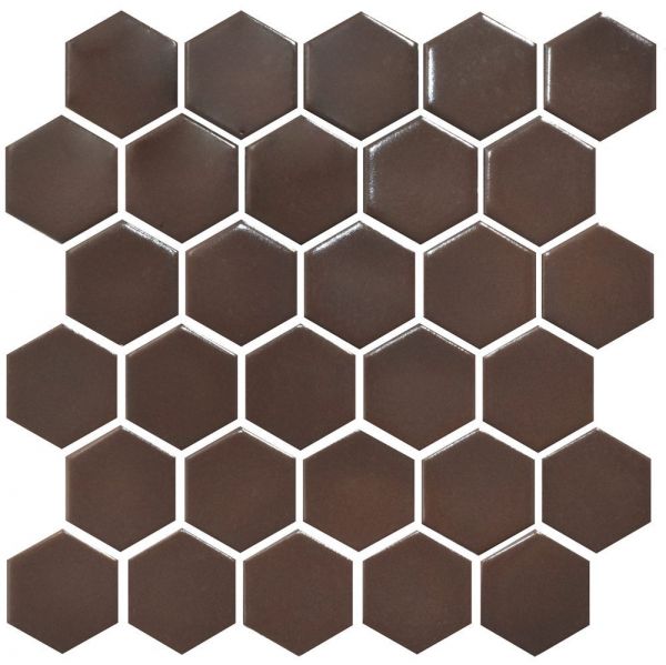Мозаика Kotto Hexagon H 6005 Coffee Brown 295x295x9