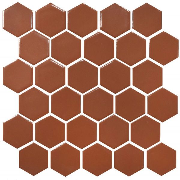 Мозаика Kotto Hexagon H 6009 Brown 295x295x9