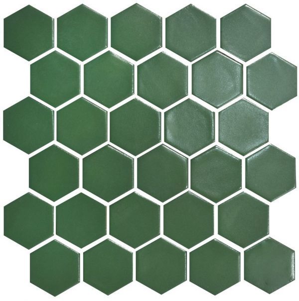 Мозаика Kotto Hexagon H 6010 Forestgreen 295x295x9