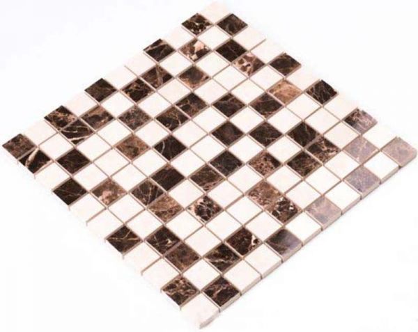 Мозаика Kotto Keramika СМ 3022 C2 brown/white 300x300