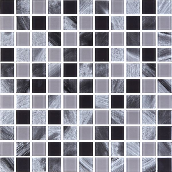 Мозаика Стеклянная Kotto GMP 0425004 С3 print 3/grey nd/grey nw 300x300x4 (25x25)