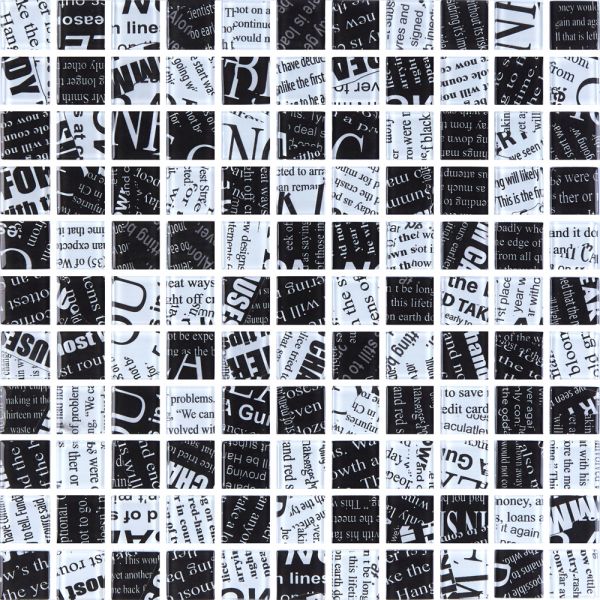 Мозаика Стеклянная Kotto GMP 0425014 С2 print 12/print 45 300x300x4 (25x25)