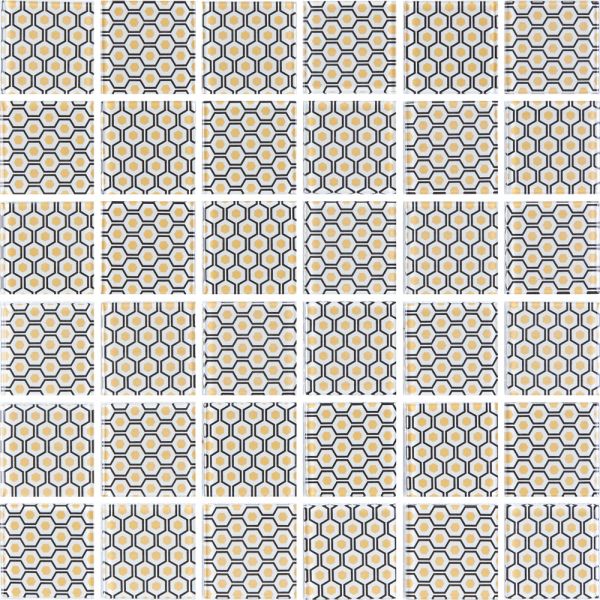 Мозаика Стеклянная Kotto GMP 0848002 С print 2 300x300x8 (48x48)