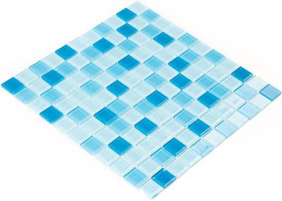Мозаика Стеклянная Kotto Keramika GM 4018 C3 blue d/blue m/blue w 300x300x4