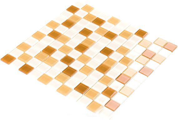 Мозаика Стеклянная Kotto Keramika GM 4036 C3 Honey m/Honey w/white 300x300x4