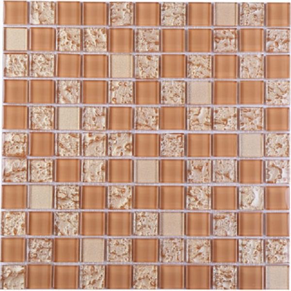 Мозаика Стеклянная Kotto Keramika GM 8004 C2 Beige Pearl S1 /Beige /Beige Pearl 300x300x8 (25x25)