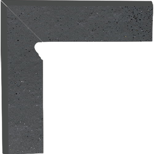 Semir Grafit 8,1 x 30 x 1,1 cokol dwuelementowy schodowy (prawy i lewy)