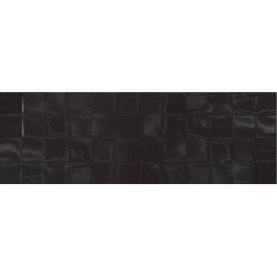 Плитка SIMPLE ART BLACK GLOSSY STRUCTURE CUBES 200X600